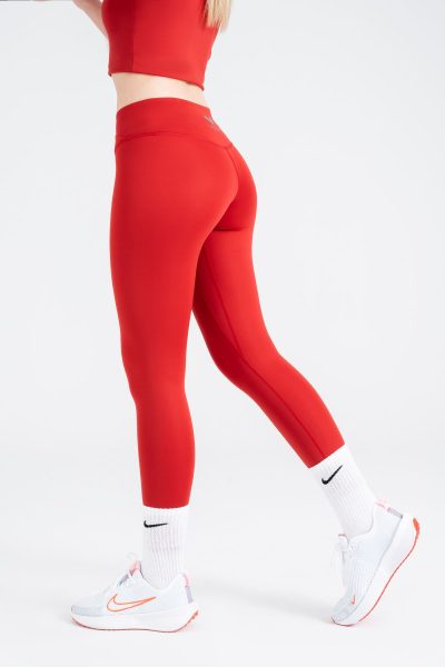Define Push-up Define Push-up Cross Belt Detayli Tayt Kirmizidikişli Tayt Yeşil - Görsel 7