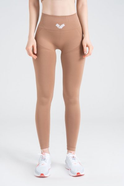 Serenity Scrunch Push-up Detayli Seamless Tayt Bej - Görsel 5