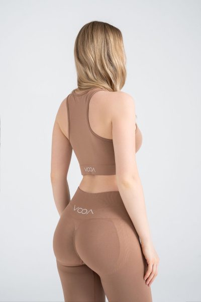Serenity Scrunch Push-up Detayli Seamless Tayt Bej - Görsel 7
