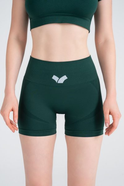 Serenity Scrunch Push-up Detayli Seamless Şort Tayt Yeşil
