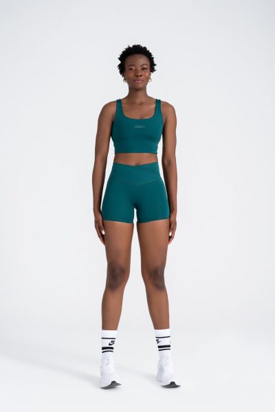 Define Push-up Cross Belt Detayli Şort Tayt Yeşil