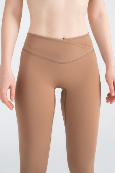 Define Push-up Cross Belt Detayli Tayt Bej - Görsel 3