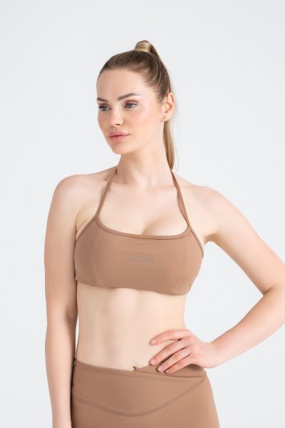Define Sports Halter Bra Bej