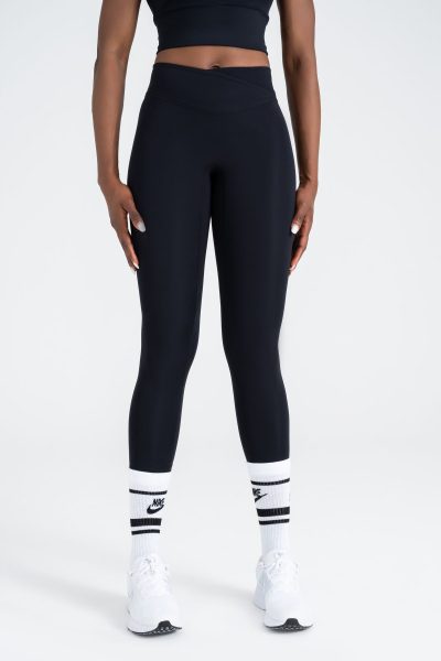 Define Push-up Cross Belt Detayli Tayt Siyah - Görsel 6
