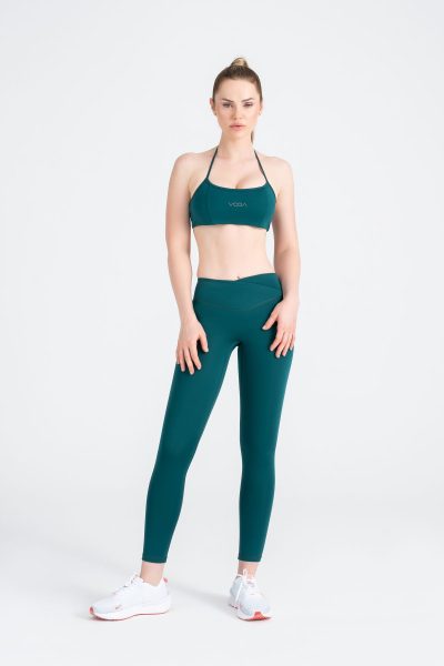 Define Push-up Cross Belt Detayli Tayt Yeşil