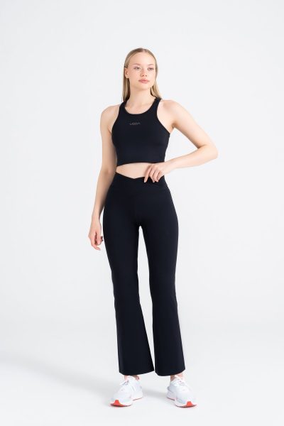 Define Push-up Flare Form Cross Belt Detayli Tayt Siyah