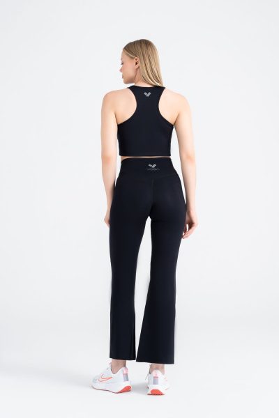 Define Push-up Flare Form Cross Belt Detayli Tayt Siyah - Görsel 3