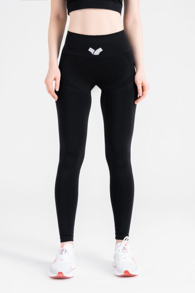 Serenity Scrunch Push-up Detayli Seamless Tayt Siyah - Görsel 3