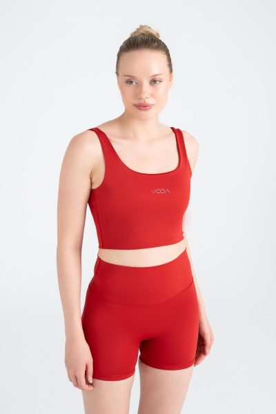 Define Nova Crop Top Kirmizi - Görsel 3