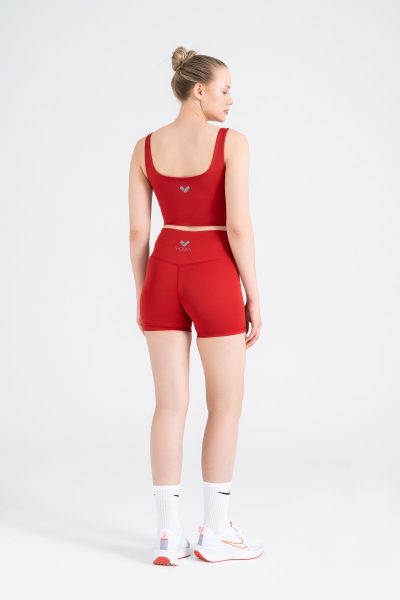 Define Nova Crop Top Kirmizi - Görsel 4